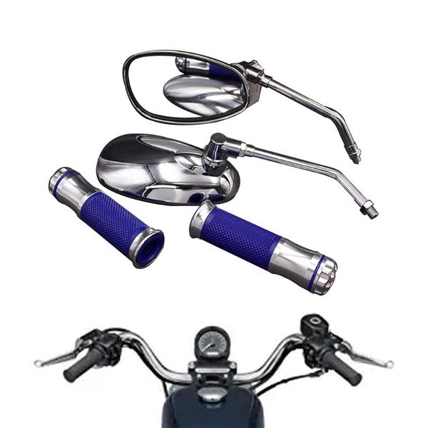 motorcycle mirrors aozbz 22mm rearview mirror stylish modified with red and blue handles accessories
motorcycle mirrors aozbz 22mm rearview mirror stylish modified with red and blue handles accessories