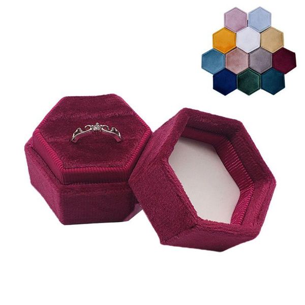 jewelry pouches, bags velvet double ring box hexagon wedding ceremony with detachable lid, Pink;blue
jewelry pouches, bags velvet double ring box hexagon wedding ceremony with detachable lid, Pink;blue