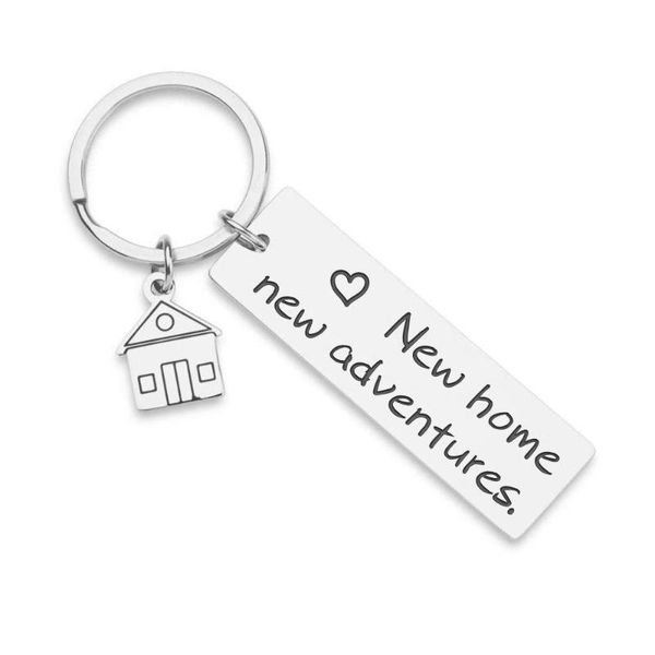 keychains keychain ring gifts for home gift first keyring neighbor realtor closing adventures present, Silver
keychains keychain ring gifts for home gift first keyring neighbor realtor closing adventures present, Silver