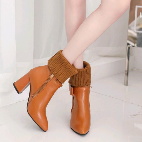 boots autumn winter women ankle 2021 style socks thick fashion high-heeled warm shoes bow and short female, Black
boots autumn winter women ankle 2021 style socks thick fashion high-heeled warm shoes bow and short female, Black