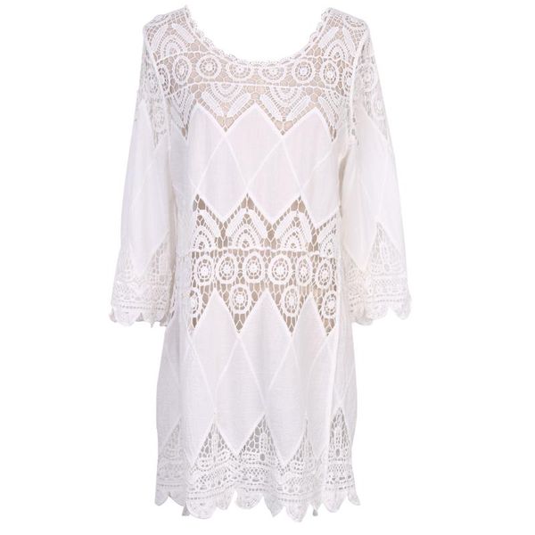 sarongs stylish women summer beachwer swimwear white briefs solid pretty lace cover up, Blue;gray
sarongs stylish women summer beachwer swimwear white briefs solid pretty lace cover up, Blue;gray