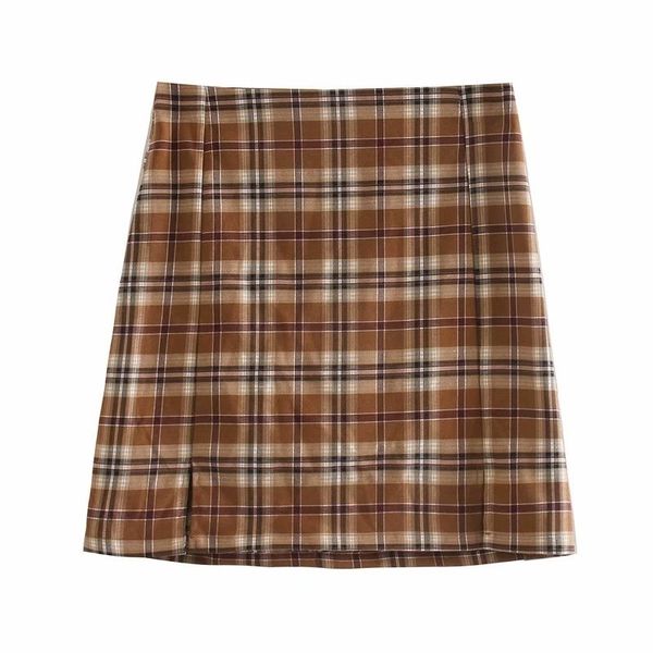 slim girls chic brown plaid mini skirts summer fashion ladies high waist skirt vintage women sweet boho cute female 210427, Black
slim girls chic brown plaid mini skirts summer fashion ladies high waist skirt vintage women sweet boho cute female 210427, Black