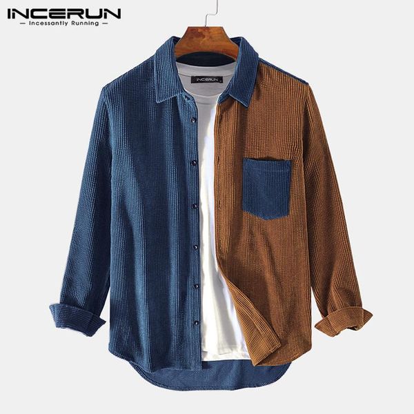 leisure mens corduroy shirts long sleeve lapel patchwork blouse male vintage button camisas autumn hombre chemise s-3xl men's casual, White;black
leisure mens corduroy shirts long sleeve lapel patchwork blouse male vintage button camisas autumn hombre chemise s-3xl men's casual, White;black