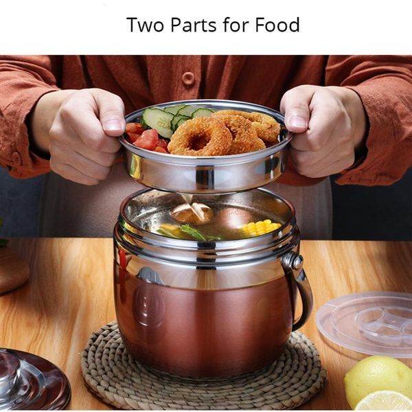 dinnerware sets 304 vacuum spill-proof lunch box insulation stainless steel pan double
dinnerware sets 304 vacuum spill-proof lunch box insulation stainless steel pan double