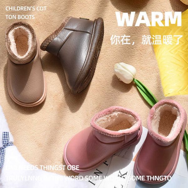 children's snow 2022 new boys' and girls' winter cotton shoes baby warm plush short boots, Black
children's snow 2022 new boys' and girls' winter cotton shoes baby warm plush short boots, Black
