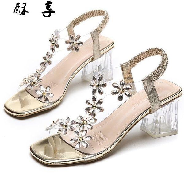 sandals women 2021 summer transparent square mid-heel fashion outdoor flowers rhinestone bling platform mujer zapatos, Black
sandals women 2021 summer transparent square mid-heel fashion outdoor flowers rhinestone bling platform mujer zapatos, Black