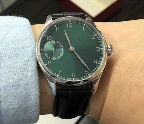 new sapphire crystal of mineral glass 41mm green dial asian 6497 moving gentlemen clocks mechanical pilot gr03-21, Slivery;brown
new sapphire crystal of mineral glass 41mm green dial asian 6497 moving gentlemen clocks mechanical pilot gr03-21, Slivery;brown