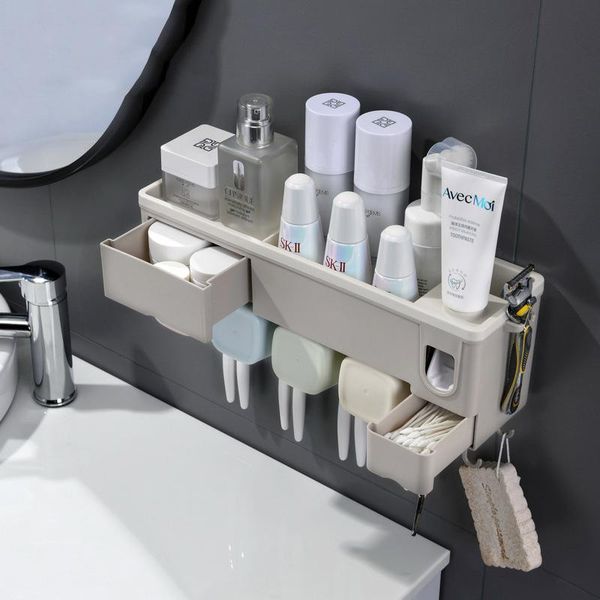 toothpaste squeezer magnetic toothbrush holder automatic dispenser for home bathroom accessories sets storage with cup holders
toothpaste squeezer magnetic toothbrush holder automatic dispenser for home bathroom accessories sets storage with cup holders