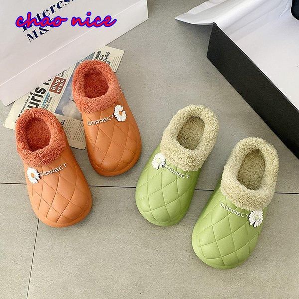 autumn and winter women's small zou ju indoor cotton slippers pu leather plus velvet warmth ladies home garden, Black
autumn and winter women's small zou ju indoor cotton slippers pu leather plus velvet warmth ladies home garden, Black
