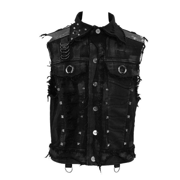 men's vests devil fashion punk steampunk vest men black rivets printed turn down collar sleeveless waistcoat clothing, Black;white
men's vests devil fashion punk steampunk vest men black rivets printed turn down collar sleeveless waistcoat clothing, Black;white