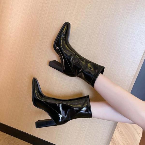 boots ribetrini brand girl pointed toe fashion party zipper shoes ankle women solid autumn high heels, Black
boots ribetrini brand girl pointed toe fashion party zipper shoes ankle women solid autumn high heels, Black