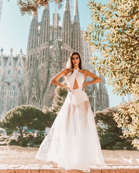 2020 spring women's beach skirt new style hanging neck fashion open back dress, Black;gray
2020 spring women's beach skirt new style hanging neck fashion open back dress, Black;gray