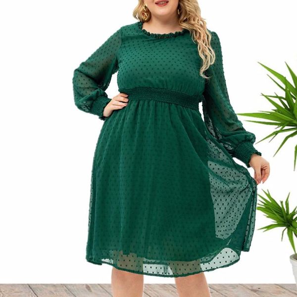 casual dresses 5xl plus size women chiffon dress 2021 autumn green o-neck long sleeve elegant party double layer vestido feminino #n, Black;gray
casual dresses 5xl plus size women chiffon dress 2021 autumn green o-neck long sleeve elegant party double layer vestido feminino #n, Black;gray
