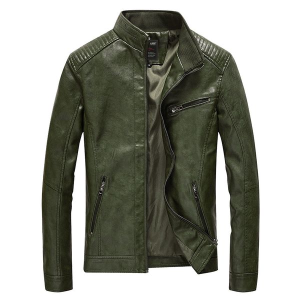spring pu leather jacket men solid casual faux leather coat slim fit motorcycle leather jacket outwear, Black
spring pu leather jacket men solid casual faux leather coat slim fit motorcycle leather jacket outwear, Black