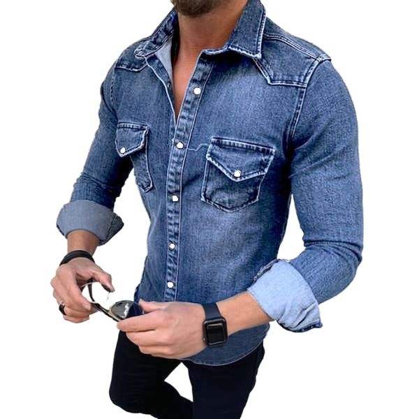 designers mens jean shirt solid casual youthful vitality shirts autumn spring trun down collar long sleeve single breasted shirt, White;black
designers mens jean shirt solid casual youthful vitality shirts autumn spring trun down collar long sleeve single breasted shirt, White;black