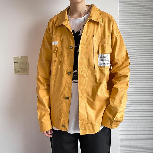 men's jackets spring couple multi-pocket tooling jacket loose tide brand student trend harajuku bf wind all-match casual, Black;brown
men's jackets spring couple multi-pocket tooling jacket loose tide brand student trend harajuku bf wind all-match casual, Black;brown