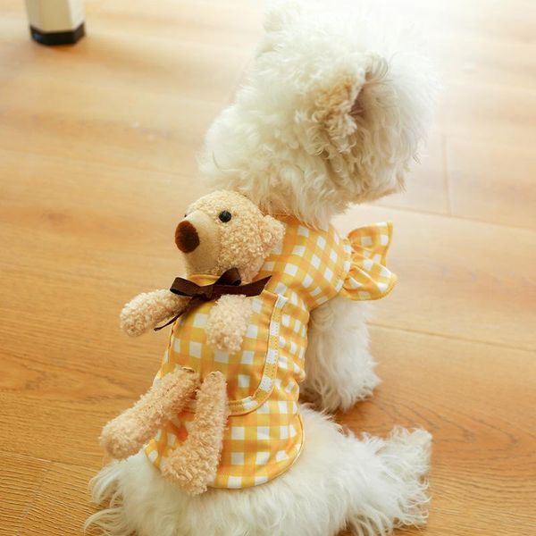 cartoon dog clothes shirts bear dogs clothing pet outfits plaid cute summer breathable yorkies print yollow girl ropa para perro apparel
cartoon dog clothes shirts bear dogs clothing pet outfits plaid cute summer breathable yorkies print yollow girl ropa para perro apparel