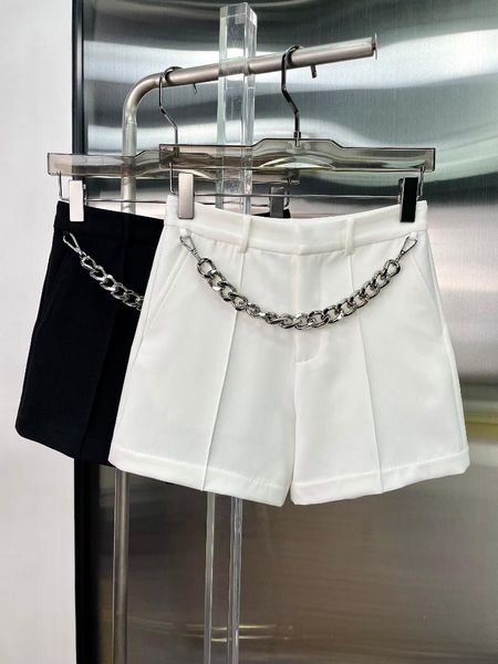 women's shorts summer casual 2021ss women chains pleated pants for female 2 color ddxgz2 6.22, White;black
women's shorts summer casual 2021ss women chains pleated pants for female 2 color ddxgz2 6.22, White;black