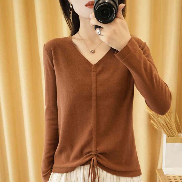 women's sweaters cotton pullover women's v-neck long-sleeved loose casual solid color base knitted sweater qur1, White;black
women's sweaters cotton pullover women's v-neck long-sleeved loose casual solid color base knitted sweater qur1, White;black