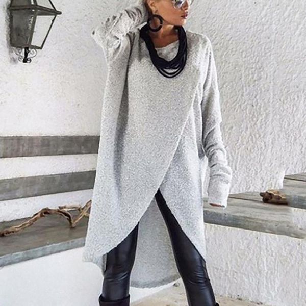 casual dresses for women solid leisure irregular hem long sleeve midi dress autumn round collar plus size knitted ladies s-5xl, Black;gray
casual dresses for women solid leisure irregular hem long sleeve midi dress autumn round collar plus size knitted ladies s-5xl, Black;gray