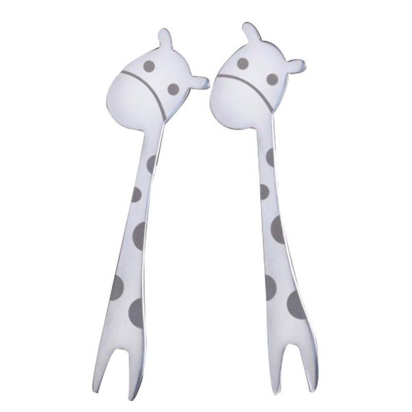 forks 1pc stainless steel cartoon giraffe fork fruit salad vegetable cake dessert snack toothpick gadgets home tableware kitchen tool
forks 1pc stainless steel cartoon giraffe fork fruit salad vegetable cake dessert snack toothpick gadgets home tableware kitchen tool