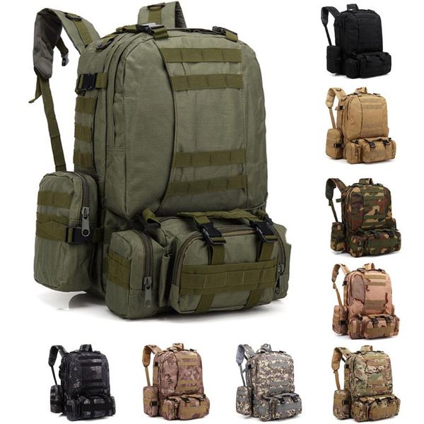 molle tactical backpack military outdoor bag camping equipment hiking travel large capacity 50l shoulder bags
molle tactical backpack military outdoor bag camping equipment hiking travel large capacity 50l shoulder bags