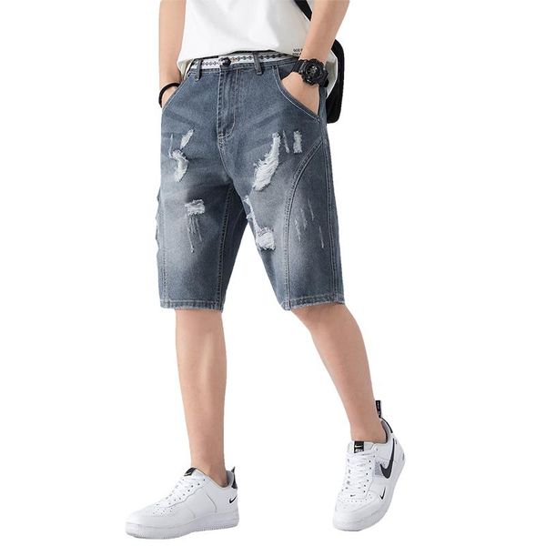 men's jeans ripped for men denim shorts summer blue streetwear fashion waist desinger distressed holes loose male
men's jeans ripped for men denim shorts summer blue streetwear fashion waist desinger distressed holes loose male