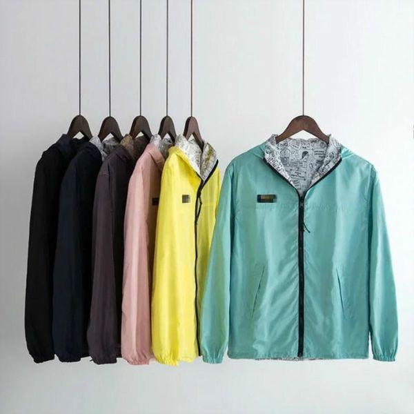 women's jackets hooded causal windbreaker for women basic double sided coats zipper lightweight bomber famale, Black;brown
women's jackets hooded causal windbreaker for women basic double sided coats zipper lightweight bomber famale, Black;brown