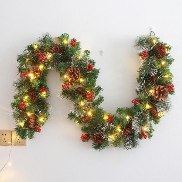 decorative flowers & wreaths 1.8/2.7m led christmas rattan artificial flower light wreath wedding tree door garland strip decor year x e2k7
decorative flowers & wreaths 1.8/2.7m led christmas rattan artificial flower light wreath wedding tree door garland strip decor year x e2k7
