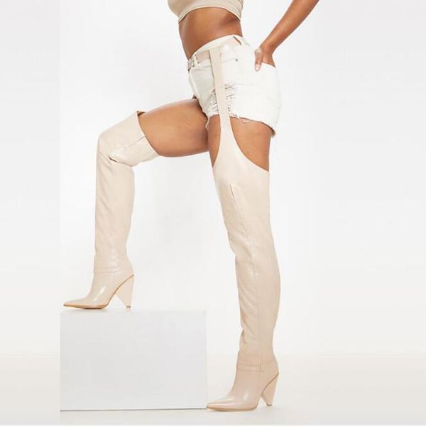 boots arrivals thigh spike heels pointed toe slip on with belt pole dance shoes stable night club chap boot, Black
boots arrivals thigh spike heels pointed toe slip on with belt pole dance shoes stable night club chap boot, Black