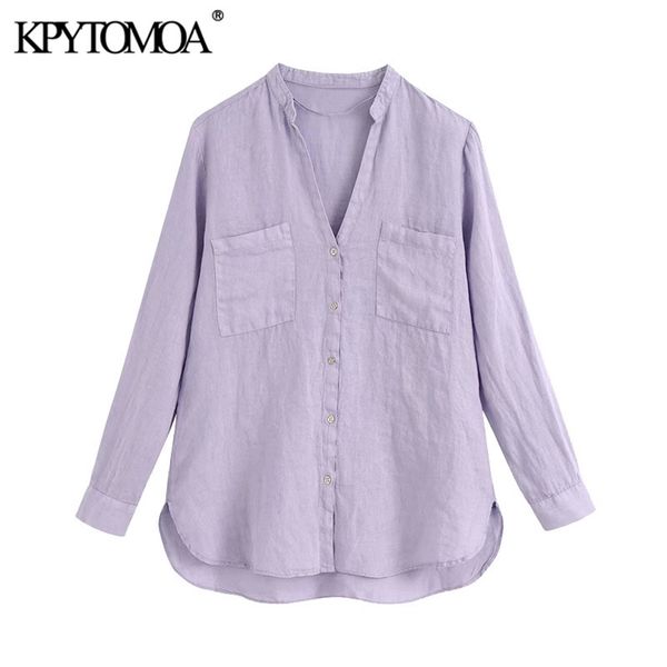 women fashion with pockets linen blouses long sleeve button-up female shirts blusas chic 210420, White
women fashion with pockets linen blouses long sleeve button-up female shirts blusas chic 210420, White