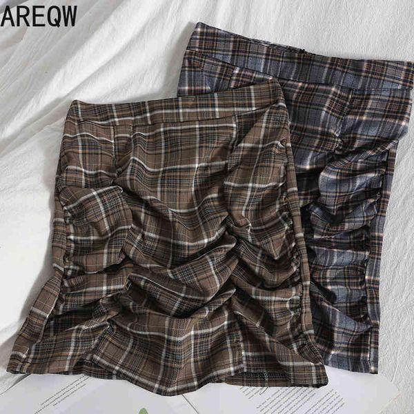 layers of wrinkles korean skirt women's spring retro contrast plaid hip skirt slim joker high waist skirt 210507, Black
layers of wrinkles korean skirt women's spring retro contrast plaid hip skirt slim joker high waist skirt 210507, Black