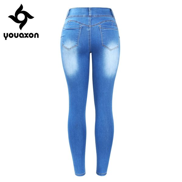 2143 youaxon new arrived plus size faded jeans for women stretchy push up denim skinny pants trousers, Blue
2143 youaxon new arrived plus size faded jeans for women stretchy push up denim skinny pants trousers, Blue