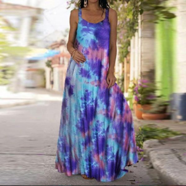 casual dresses summer beach dress women's tie dye printing vest loose long ladies boho printed o-neck maxi zomer jurkjes dames, Black;gray
casual dresses summer beach dress women's tie dye printing vest loose long ladies boho printed o-neck maxi zomer jurkjes dames, Black;gray