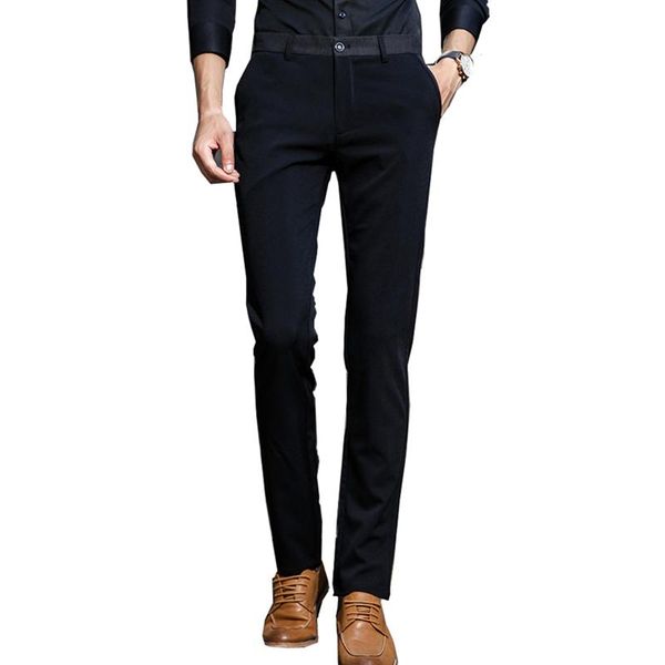 men's suits & blazers pure color suit pants men business casual stretch trousers black and blue mens 28 - 38, White;black
men's suits & blazers pure color suit pants men business casual stretch trousers black and blue mens 28 - 38, White;black