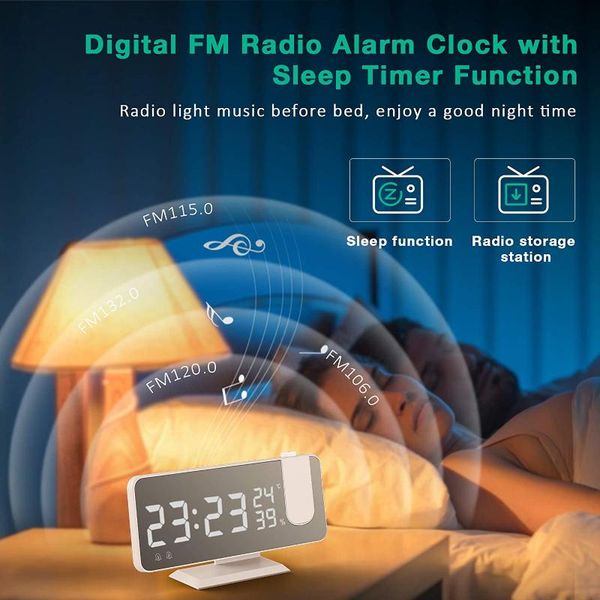 other clocks & accessories fm radio digital alarm clock led screen with projector electronic desktop
other clocks & accessories fm radio digital alarm clock led screen with projector electronic desktop