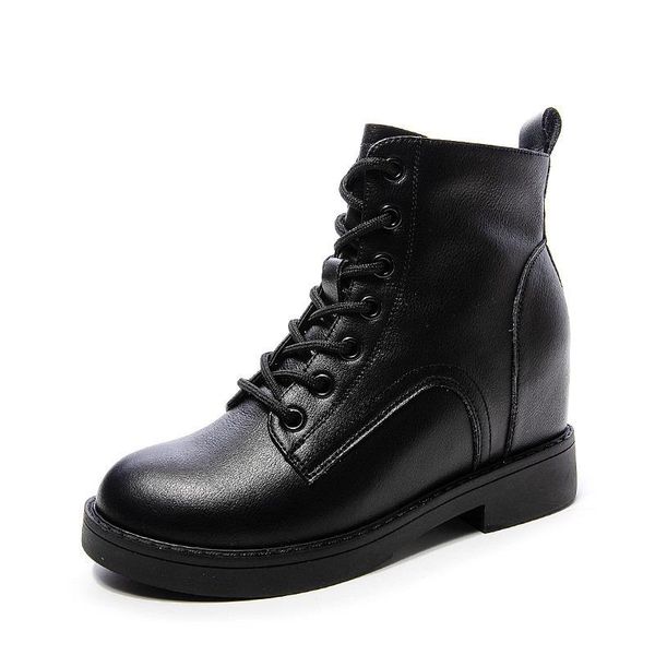 boots autumn winter shoes women genue leather ankle wedge white femme plataformas botas zapatos waterproof mujer, Black
boots autumn winter shoes women genue leather ankle wedge white femme plataformas botas zapatos waterproof mujer, Black