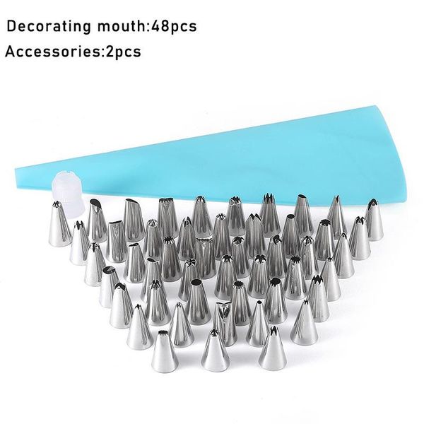 48pcs reusable icing piping nozzles set pastry bag stainless steel cake decorating tool baking tools kitchen accessories &
48pcs reusable icing piping nozzles set pastry bag stainless steel cake decorating tool baking tools kitchen accessories &