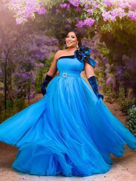 elegant evening dresses long tulle ball gown aso ebi style plus size side split one shoulder soft big bow prom gowns, Black;red
elegant evening dresses long tulle ball gown aso ebi style plus size side split one shoulder soft big bow prom gowns, Black;red