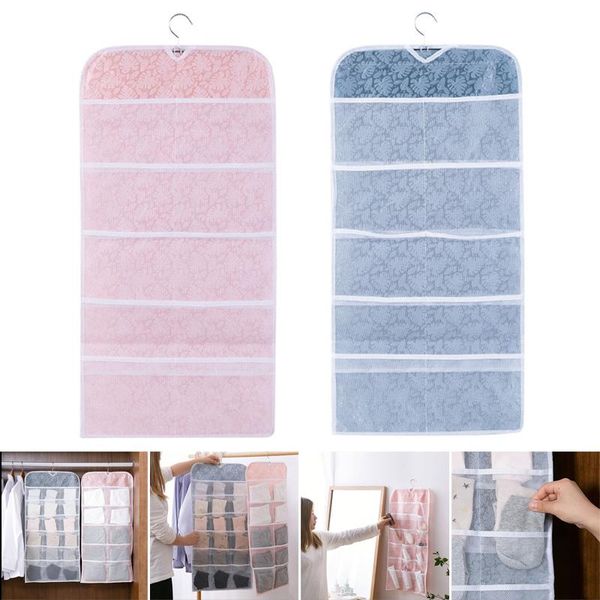 storage boxes & bins 20/30 grids wall hanging bag breathable double-sided underwear bra sorting lsf
storage boxes & bins 20/30 grids wall hanging bag breathable double-sided underwear bra sorting lsf