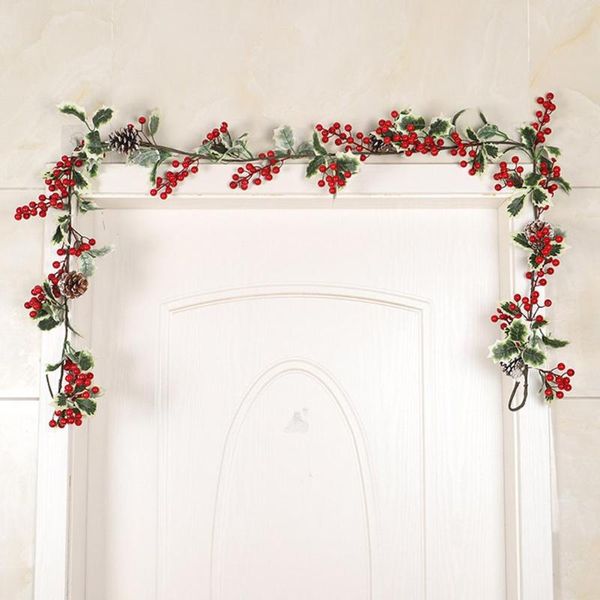 simulation wreath red berry christmas garland with pine cones and leaf 2021 ornaments for doors&fireplaces navidad decorative flowers & wrea
simulation wreath red berry christmas garland with pine cones and leaf 2021 ornaments for doors&fireplaces navidad decorative flowers & wrea