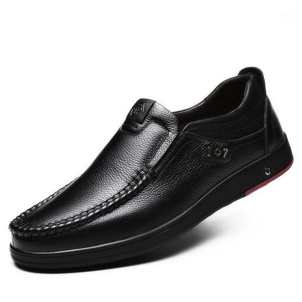 dress shoes 2021 ly men's genuine leather size 38-47 head soft anti-slip driving man spring1, Black
dress shoes 2021 ly men's genuine leather size 38-47 head soft anti-slip driving man spring1, Black