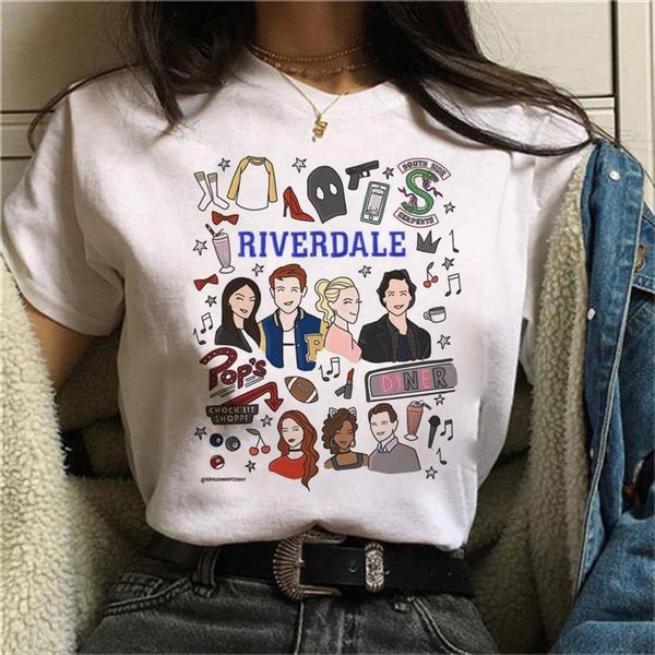 riverdale southside harajuku 90s women ullzang south side serpents vintage casual snake print tees female, White
riverdale southside harajuku 90s women ullzang south side serpents vintage casual snake print tees female, White