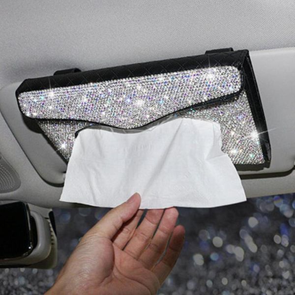 car organizer sun visor hanging type pumping box diamond-studded crystal tissue interior accessories
car organizer sun visor hanging type pumping box diamond-studded crystal tissue interior accessories