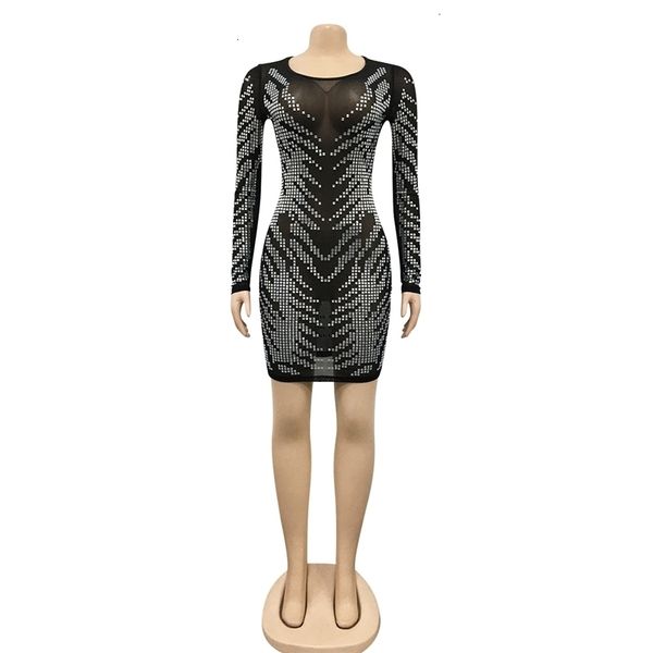 casual dresses nightclub mesh perspective drill long sleeve party silver diamonds shiny bandage bodycon vestdios clbf, Black;gray
casual dresses nightclub mesh perspective drill long sleeve party silver diamonds shiny bandage bodycon vestdios clbf, Black;gray