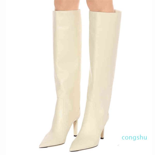 boots fashion pointed toe thin heel knee high women lazy winter summer shoes brand faux leather long white 123, Black
boots fashion pointed toe thin heel knee high women lazy winter summer shoes brand faux leather long white 123, Black