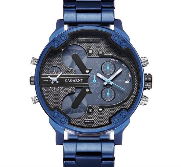 wristwatches cagarny brand quality luxury fashion military men's watch blue stainless steel strap cool quartz relogio masculino, Slivery;brown
wristwatches cagarny brand quality luxury fashion military men's watch blue stainless steel strap cool quartz relogio masculino, Slivery;brown
