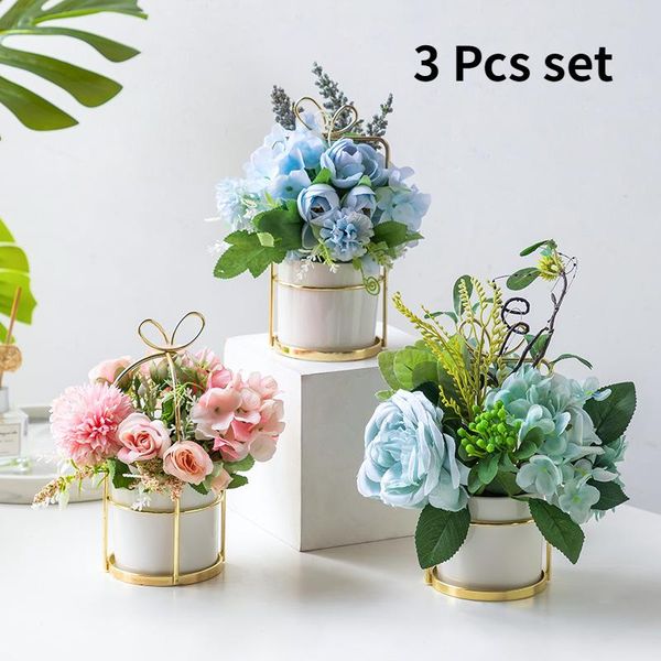 decorative flowers & wreaths nordic indoor flower living room decoration simulation bouquet ceramic potted table rose home
decorative flowers & wreaths nordic indoor flower living room decoration simulation bouquet ceramic potted table rose home