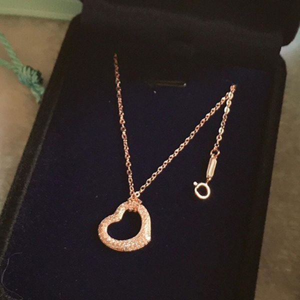 pendant necklaces aybs real925 original 1:1 logo rose gold color hollow heart woman tif luxury jewelry brand, Silver
pendant necklaces aybs real925 original 1:1 logo rose gold color hollow heart woman tif luxury jewelry brand, Silver
