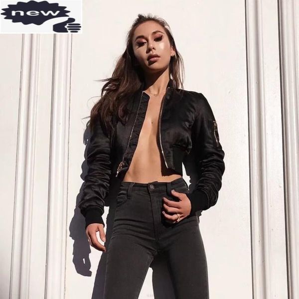 women's jackets high waist women short cropped army green bomber jacket zip boyfriend motorcycle biker coat female padded casual overco, Black;brown
women's jackets high waist women short cropped army green bomber jacket zip boyfriend motorcycle biker coat female padded casual overco, Black;brown